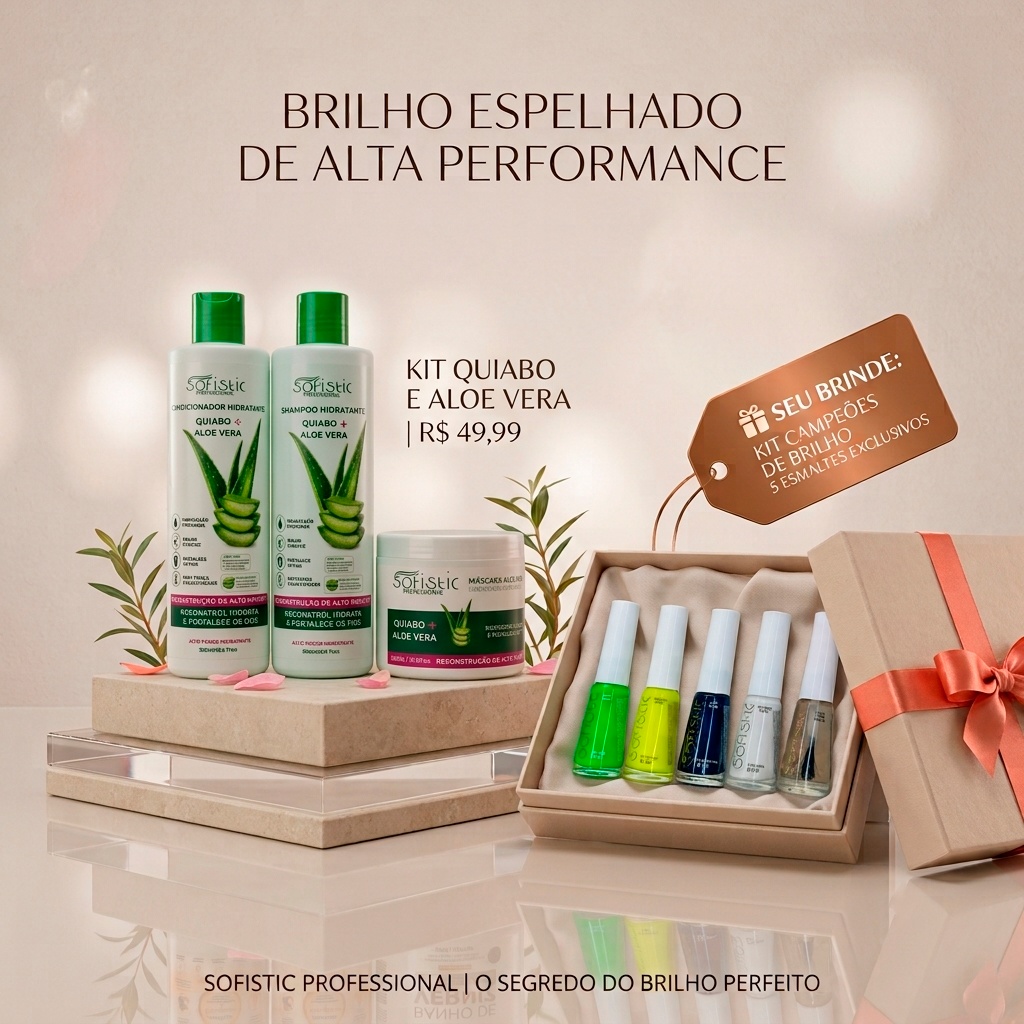 Kit Quiabo e Aloe Vera